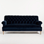 Genova Sofa, Indigo traditional sofas