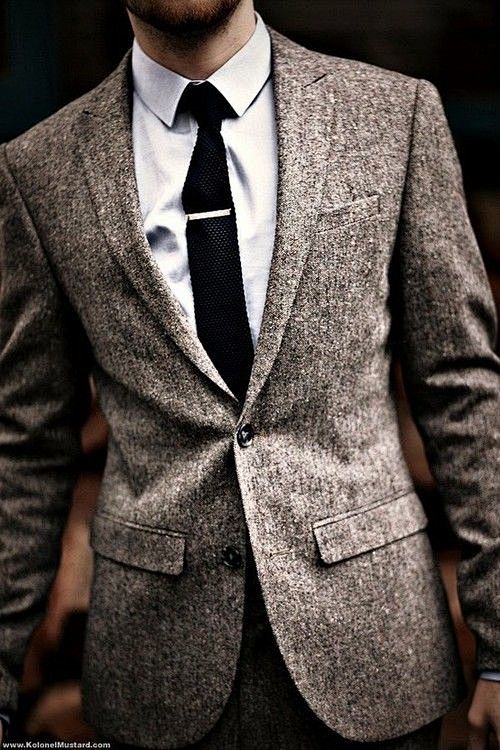 Tweed Suit via kolon...