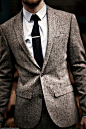 Tweed Suit via kolonelmustard.com