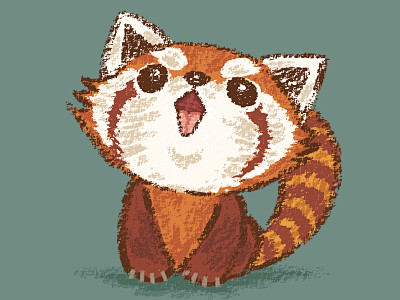 Red panda happy2