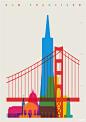 Shapes of Global Cities Defined by Colorful Silhouettes - My Modern Metropolis