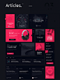 Daphne x Dark UI Kit for Sketch&PS : Daphne is huge Dark UI Kit. Full of many useful elements and ideas for your next great project! Every components is named and organized into groups or subgroups. All layers are organized and structured.It is really