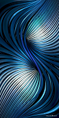 Blue Waves by ~Yuline on deviantART, Fractal.: 