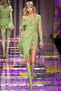 Atelier Versace 2015秋冬巴黎高级定制时装周绿色