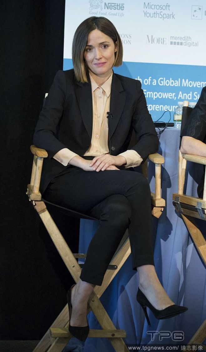蘿絲拜恩參加2014聯合國婦女創業論壇。...