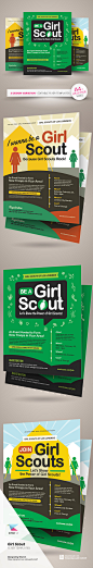 Girl Scout Flyer Templates on Behance