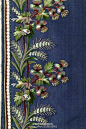 【衣饰纹样|刺绣】1780年-1815年，法国，男子外套刺绣样本
