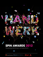 Spin Awards 2012 on Typography Served #采集大赛#