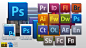 Adobe软件图标大全PSD素材