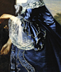 "Mrs. James Warren (Mercy Otis)" (c. 1763) (detail) by John Singleton Copley (1738-1815).