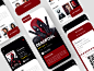 Movies App Concept-01 movies movies app ios illustration design fashion app ux ui