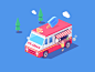 ice-cream car