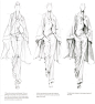 服装设计人体结构人物线稿手稿基础绘画临摹素材时装必备教材75-淘宝网