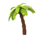 Coconut Tree 3D Illustration