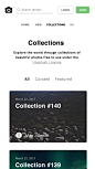 Unsplash collections #UI# #app# #主页面# #界面# #icon#  采集@设计工厂