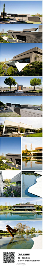 马德里索莫萨瓜斯区住宅#这座住宅可同多米尼加共和国和迪拜等国家的国际性建筑设计相媲美，宽敞的空间设计以及独特的建筑造型将A-cero的设计提高到了当代雕塑艺术的高度。（3-1）