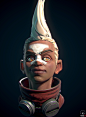 Ekko portrait - LoL fanart, Ricardo Viana : I'm a huge fan of League of Legends and Ekko is one of my favorite characters, both in art and game mechanics.
I made this fan art as my first render of 2018. It's also my first render at Marmoset Toolbag, great