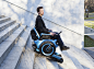 scewo electric wheelchair climb stairs designboom