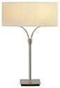 Adesso Wishbone Table Lamp, Steel, S1 - contemporary - Table Lamps - Edgewood Ave