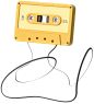 casette with film 3d illustration