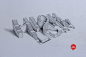 逼真的立体字体设计 3D typography by Lex Wilson - 灵感日报 :   Lex Wilson来自英国剑桥，2012年起开始创作三维字体。在此之前一直从事花样字体的设计与…