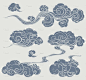 grunge oriental cloud stock vector art 12609009 - iStock: