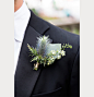 新郎胸花。来自：婚礼时光——关注婚礼的一切，分享最美好的时光。#胸花##新郎造型#