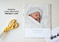 greenfingerprint | simple + modern design: project life | starting owen's baby album