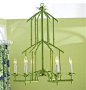 Chinoiserie Chic: The Faux Bamboo Chandelier