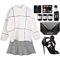 A fashion look from August 2015 featuring white shirt, mermaid skirt and leather purse. Browse and shop related looks.