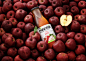 苹果汁美食饮料酒水合成海报创意设计-大背景图素材-水果苹果素材背景