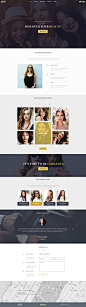 Glory -   Beauty Salon Landing Page : Sia - Modern Theme For Beauty Salon. Landing Page with 8 blocks.