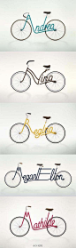 独一无二的自行车-Write a Bike 。法国设计师Juri Zaech设计的个性自行车，它可以将车架弯制成你的签名而与其他人不同，并且整个车的造型也很有艺术气息，目前这个自行车还只是在概念设计中，但是Juri有信心将它量产。