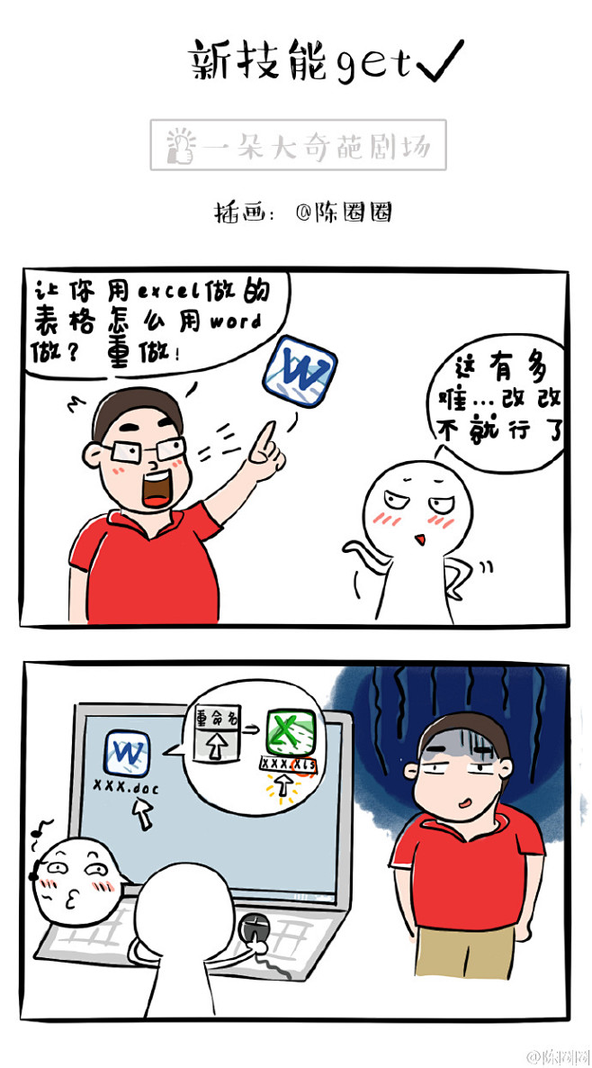 之前合作的一个职场系列的漫画。有没有可以...