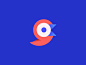 几何卡通小鸟-字体传奇网（ZITICQ） 
 平面设计 logo 小鸟 粉 红 蓝 