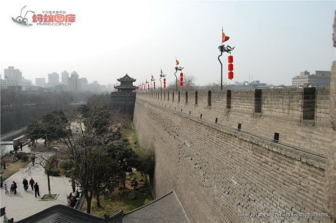 西安城墙摄影图片素材