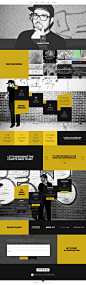 Portfolio V2 : V2 Portfolio Design (1240×4104) #web#