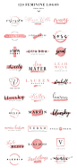 120 Feminine Branding Logos - Logos - 8