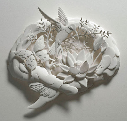 单色立体纸雕 | 洛杉矶艺术家 Jeff...
