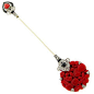 CARTIER PARIS Art Deco Coral Diamond Onyx Jabot Pin