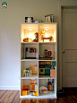 多款简洁好玩的书柜玩具屋DIY制作图片欣赏╭★肉丁网