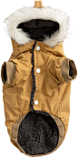 Amazon.com : Hollypet Dog Coat Dog Jacket Pet Hoodie Pet Outdoor Jacket Warm Plaid Vest Winter Cold Weather Dog Apparel for Small Medium Large Dogs Furry Collar, Yellow, M : Pet Supplies