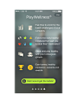 PlayWellness iPhone app : PlayWellness fitness app for iPhone