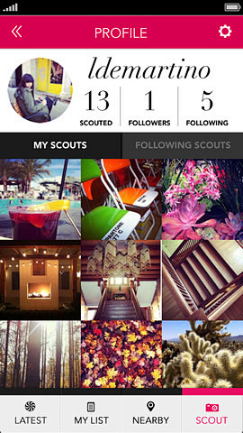 DailyCandy Scout UI ...