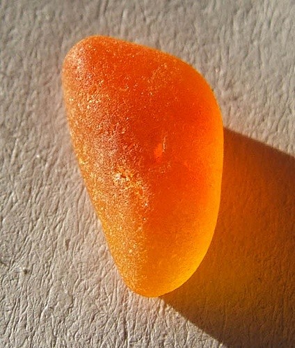 orange seaglass by d...