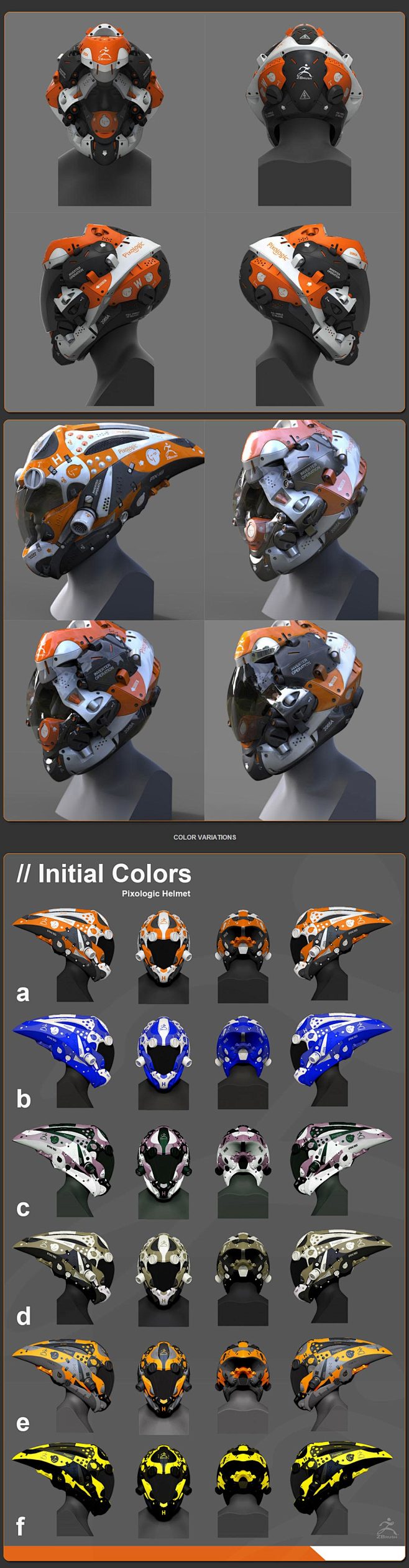 ZBrush Helmet Design...