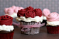 Red roses cupcakes..