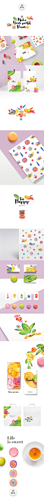 Life is sweet马卡龙品牌和包装设计 | Sonice Design