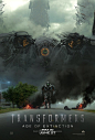 【机器恐龙霸气侧漏】《变形金刚4：绝迹重生》超赞原版插画及海报（四） Transformers: Age of Extinction
