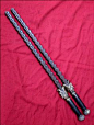 great-Old-Chinese-Dragon-Head-Cold-weapon-Double-Iron-Mace-